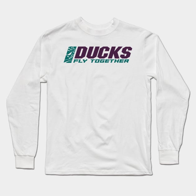 Ducks Fly Together Long Sleeve T-Shirt by J31Designs